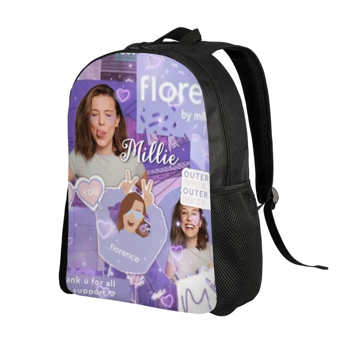 Florența Către Mills Rucsac De Călătorie Bărbați Femei Școală Laptop Bookbag Student Daypack Saci - 1