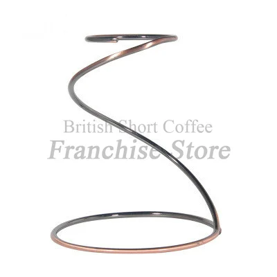 Spirală metalică în formă de V de Cafea Suport Potrivit pentru o Cafea Americana Mână de fabricare a Berii de Cafea/lapte de Cafea de uz Casnic Instrument Set Cafea Rack - 1