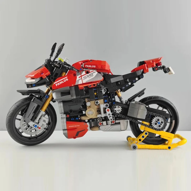 ÎN STOC 981pcs Tehnice Motocicletă de Jucărie Cărămizi MOC Creativitatea City Masina Sport Blocurile Model pentru Copii Jucarii Cadou Set - 1
