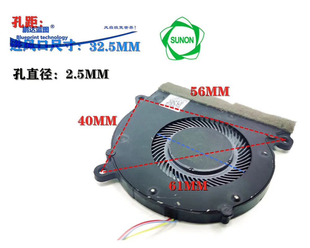 EG50040S1-CG60-S9A Maglev Rulment de Mare Viteză 5V Laptop PWM de Control al Temperaturii Turbina 5CM Ventilatorului de Răcire 50*51*5mm - 2