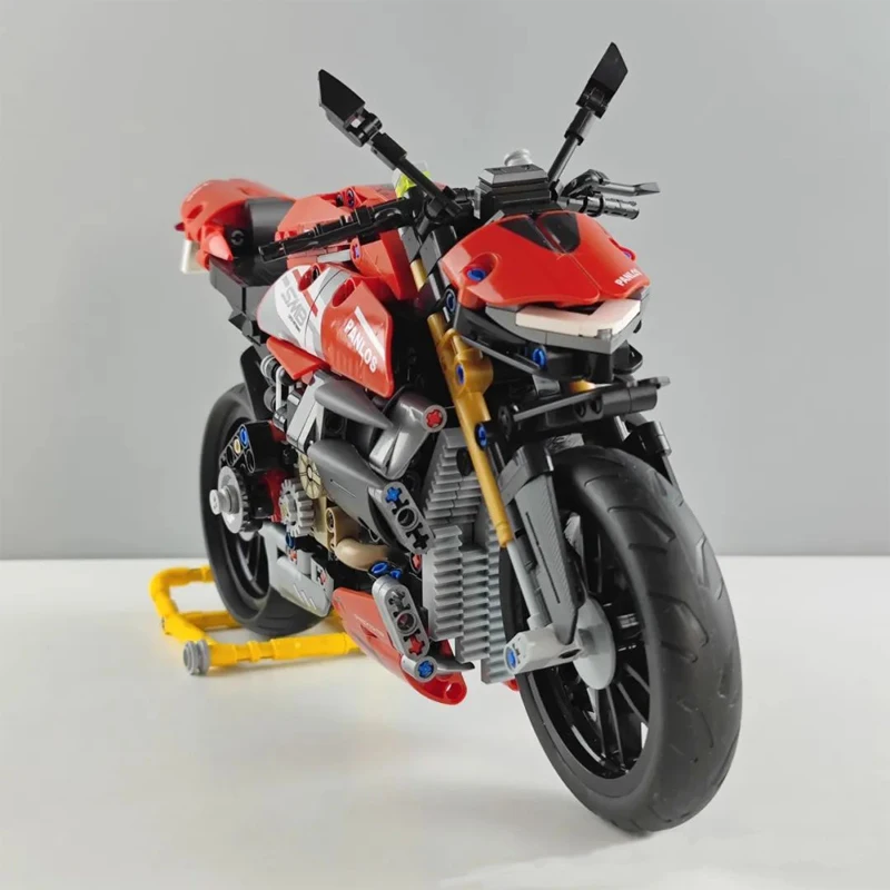 ÎN STOC 981pcs Tehnice Motocicletă de Jucărie Cărămizi MOC Creativitatea City Masina Sport Blocurile Model pentru Copii Jucarii Cadou Set - 2