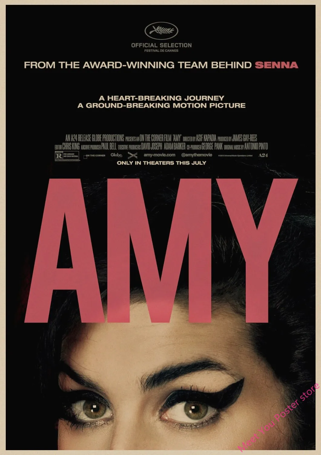 Cantareata de muzica Amy Winehouse Poster hârtie kraft print tablou retro poster de perete decor acasă Poster art cameră decor decor de perete - 3