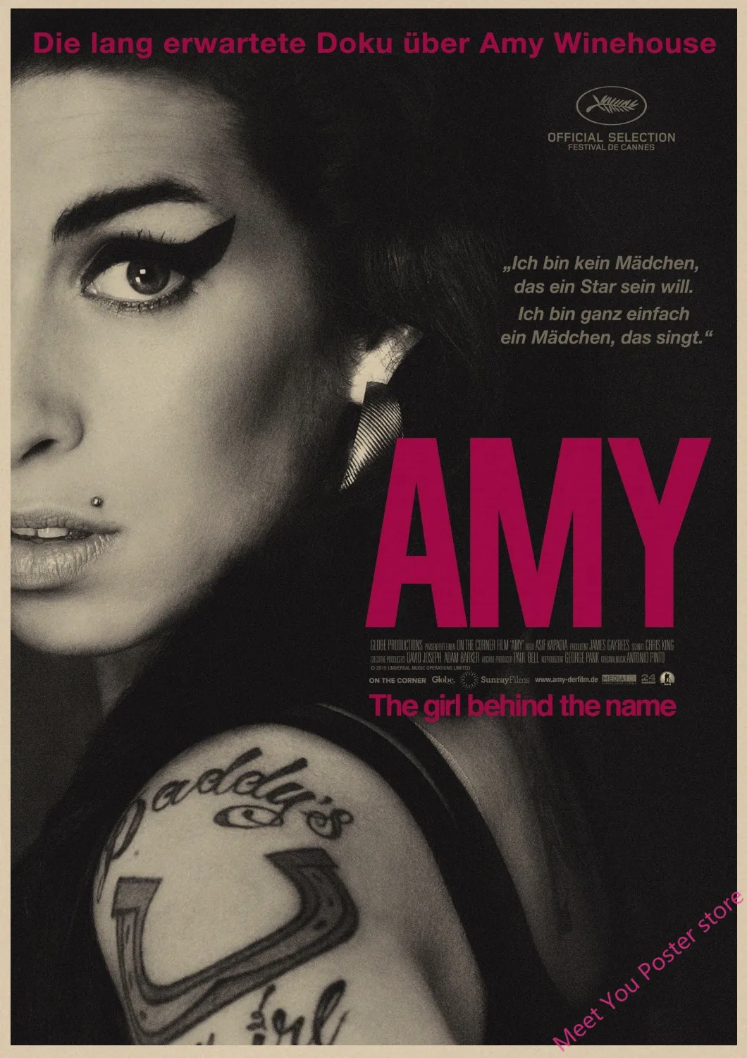 Cantareata de muzica Amy Winehouse Poster hârtie kraft print tablou retro poster de perete decor acasă Poster art cameră decor decor de perete - 5