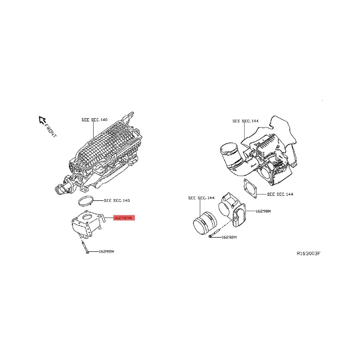 Masina Clapetei de accelerație 16119-1LA0D pentru Nissan PATROL Y62 Infiniti QX56 QX60 QX80 2010-2018 Clapetei Tub Supapa 16119-3JA0B - 5